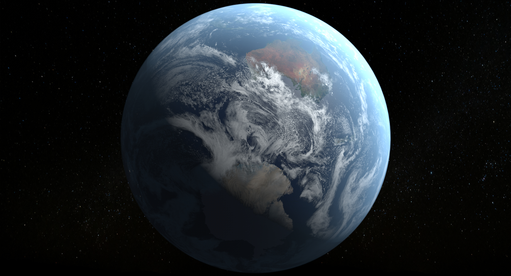 32k真实感行星地球3d模型