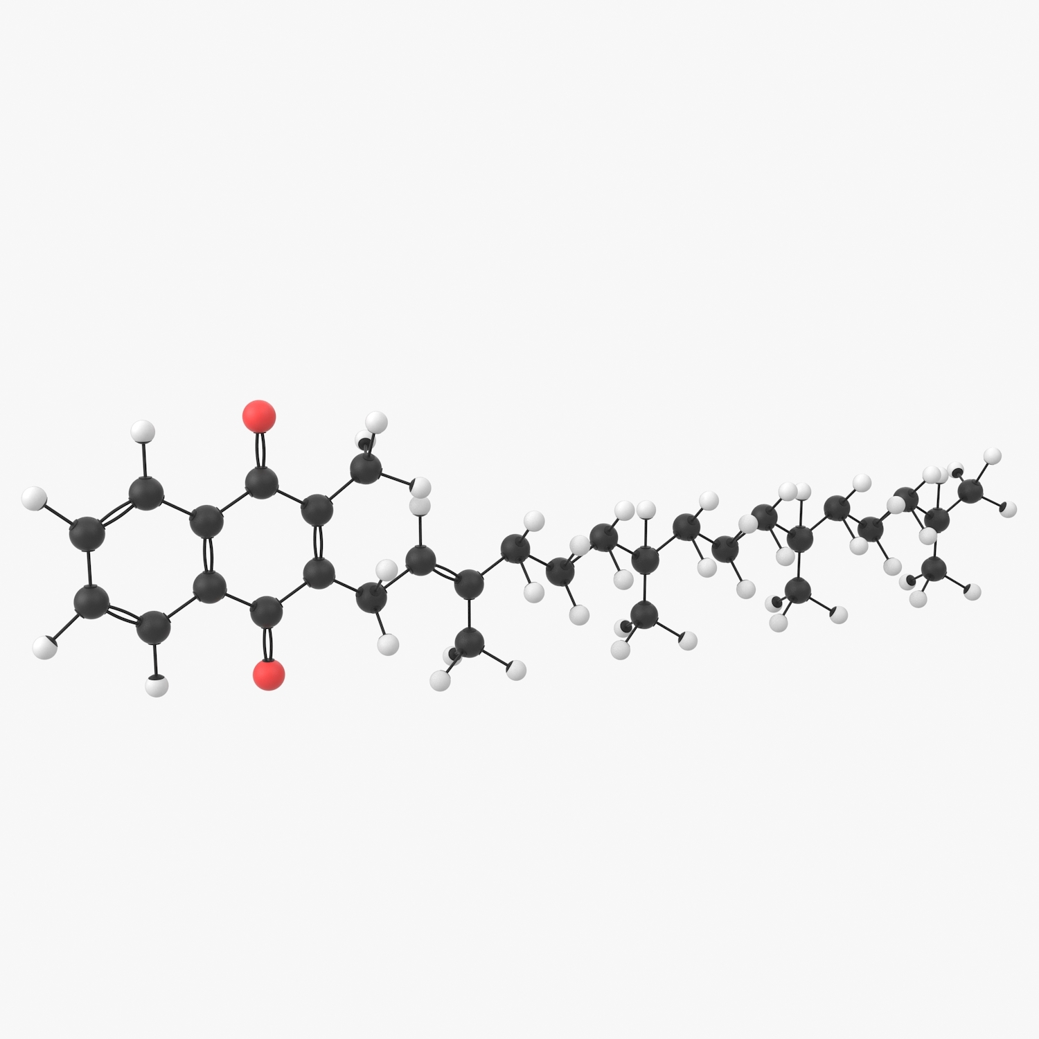 3D model vitamin k1 phytomenadione molecule TurboSquid 1422106