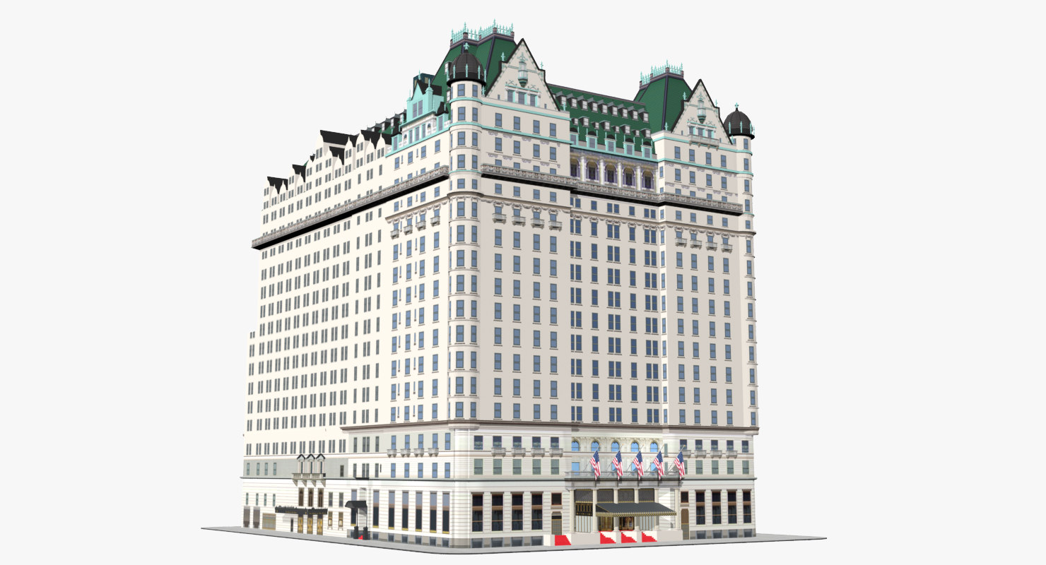 Отели модели. New York Plaza Hotel чертеж. Отель Плаза Нью-Йорк. Отель Плаза 3д. 3д модель гостиницы.