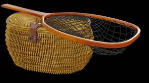 3D fish creel net