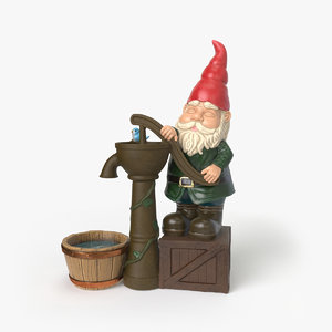 garden gnome 3D model