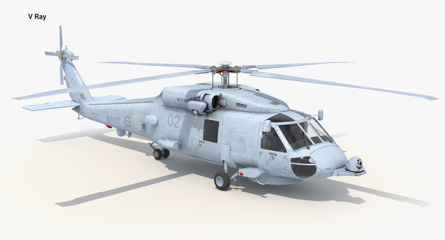 3D seahawk helicopter australian navy - TurboSquid 1422086