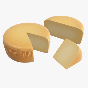 cheese wheel 3D model