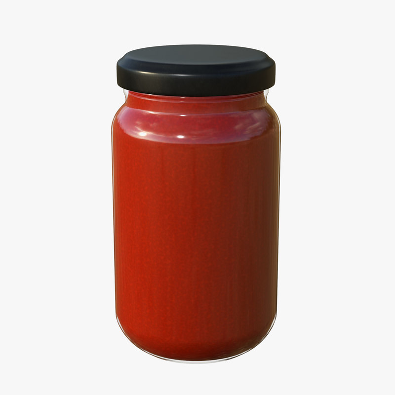 3D jar sauce - TurboSquid 1422587