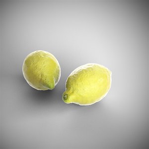 scanned lemon 3D model