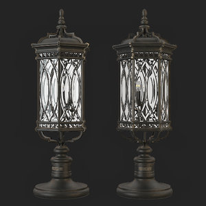 3D model fine art lamp