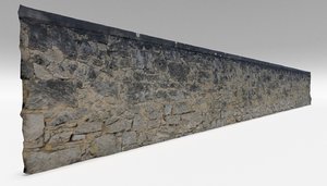 3D limestone wall 2