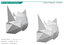 3D model animals sculpture origami