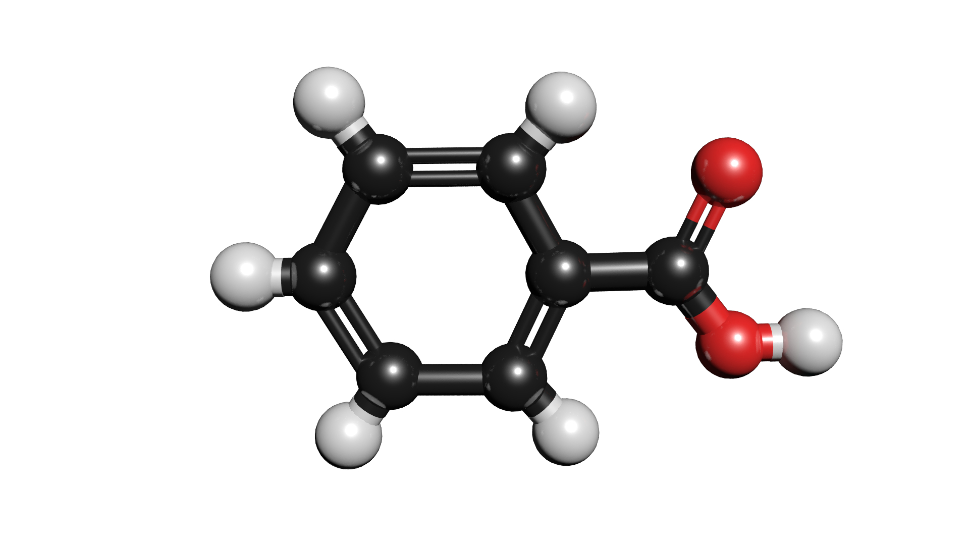 C7h6o2 Molecule Benzoic Acid 3D Model - TurboSquid 1422903