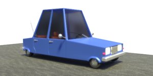 cartoon car model