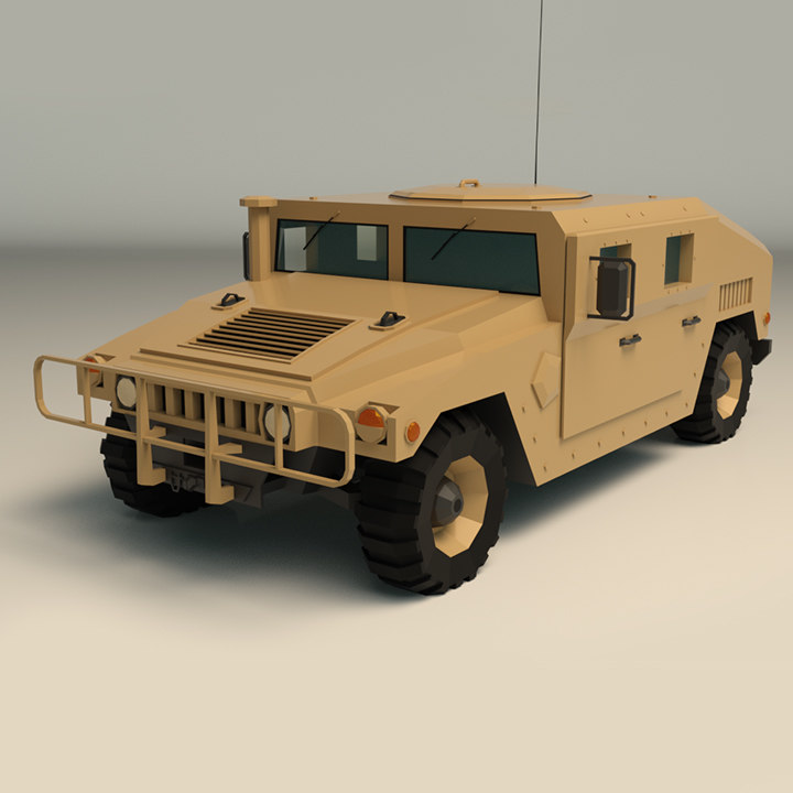 3D humvee - TurboSquid 1422975