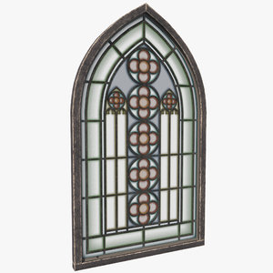 3D stained glass window