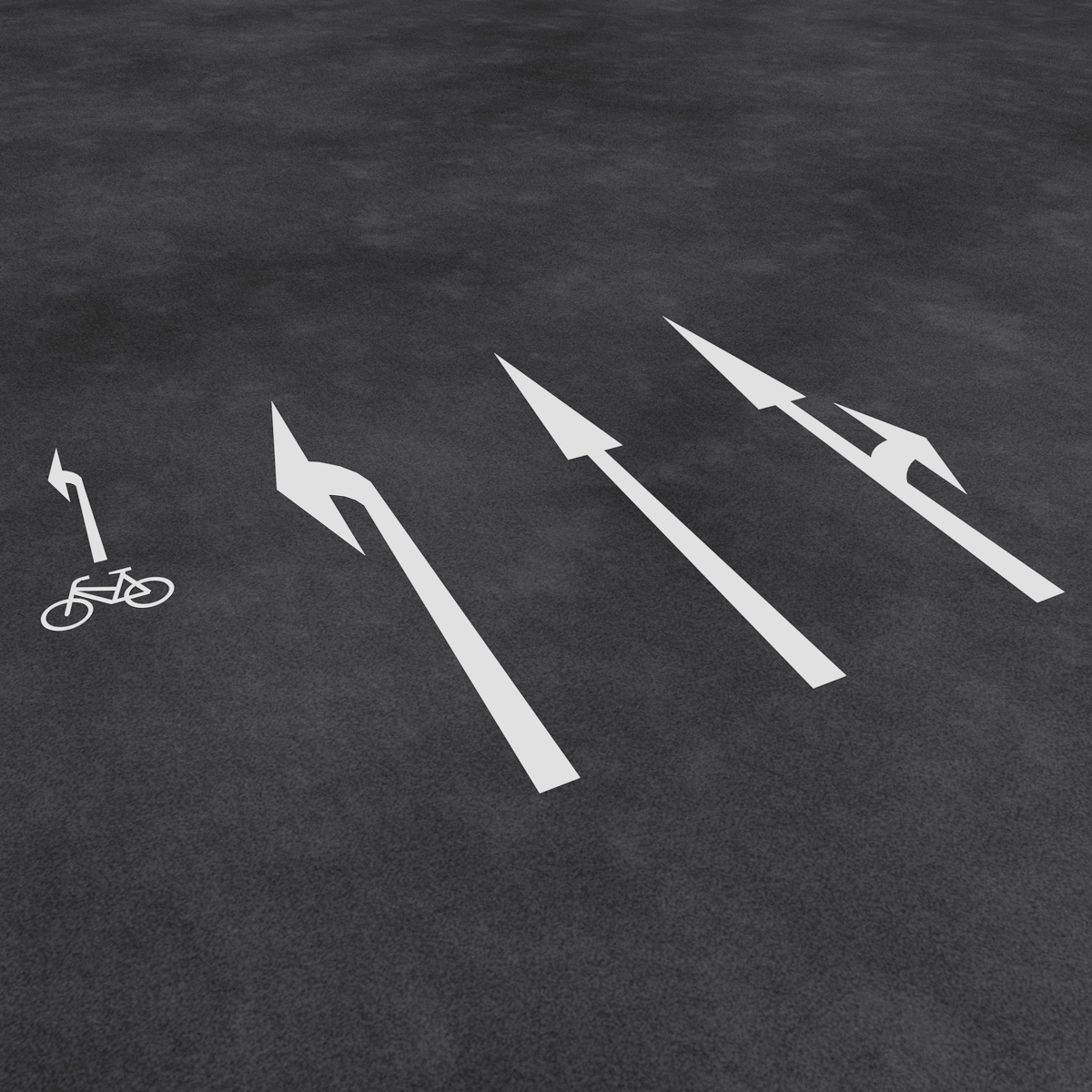 European street arrows 3D model - TurboSquid 1423147