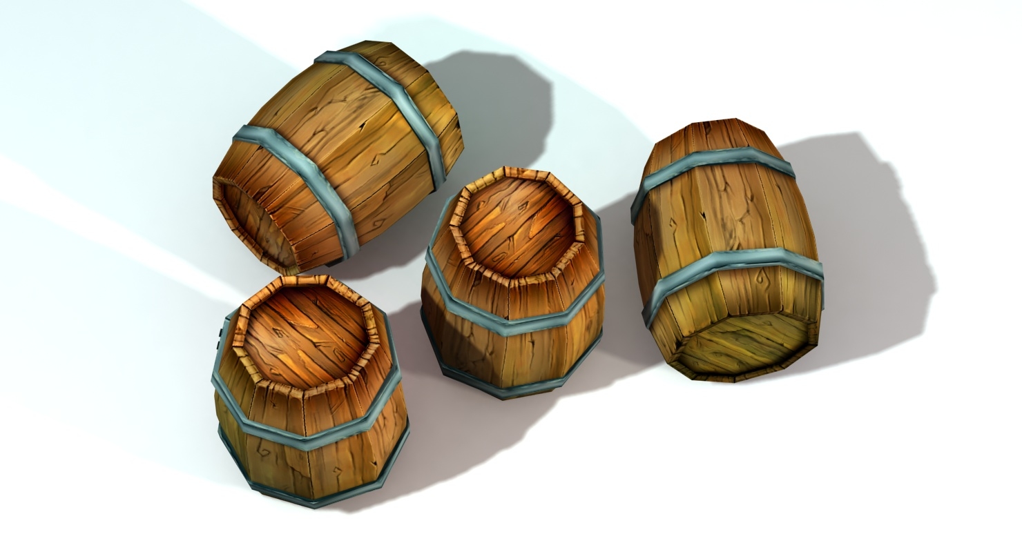 木桶3d模型