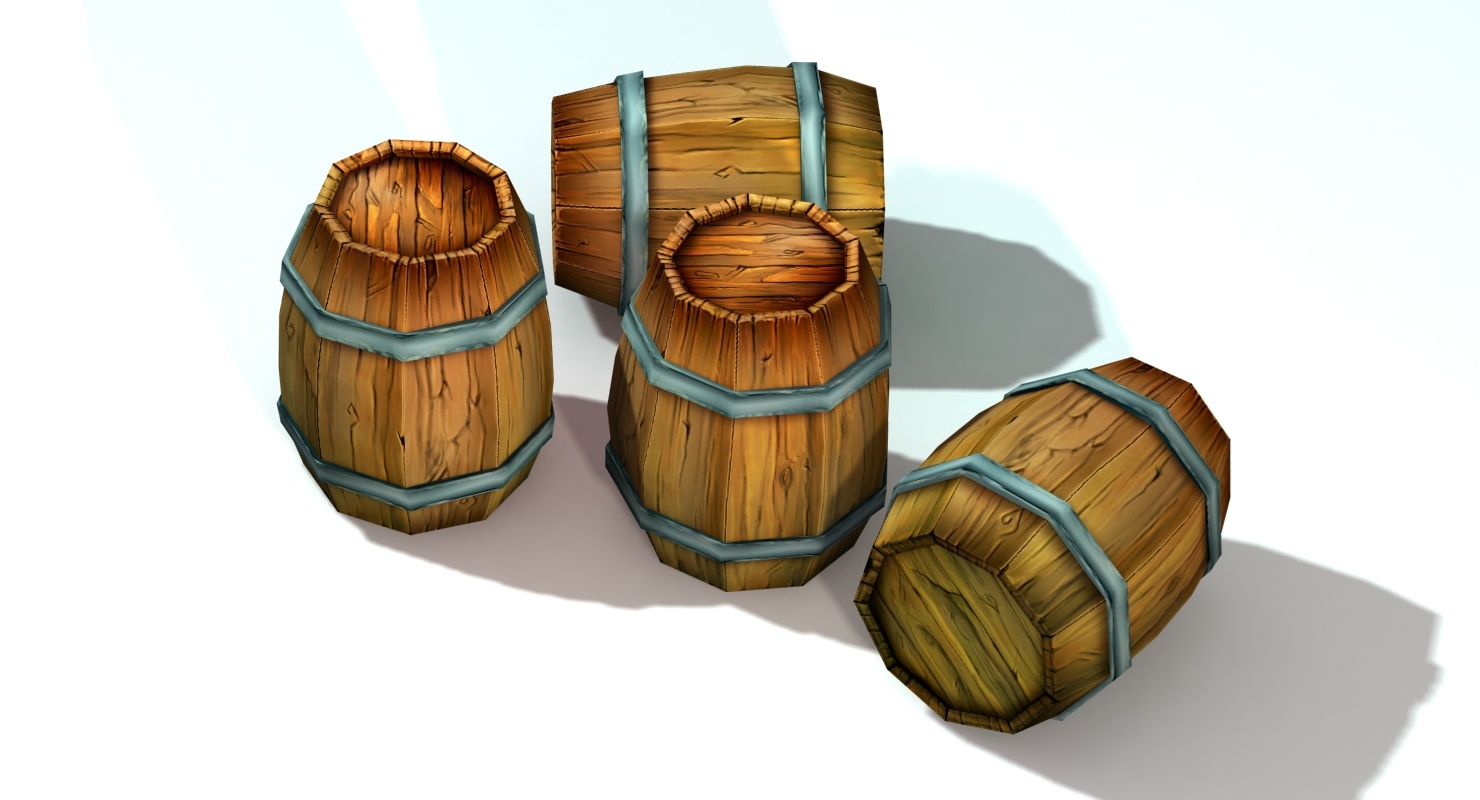 木桶3d模型