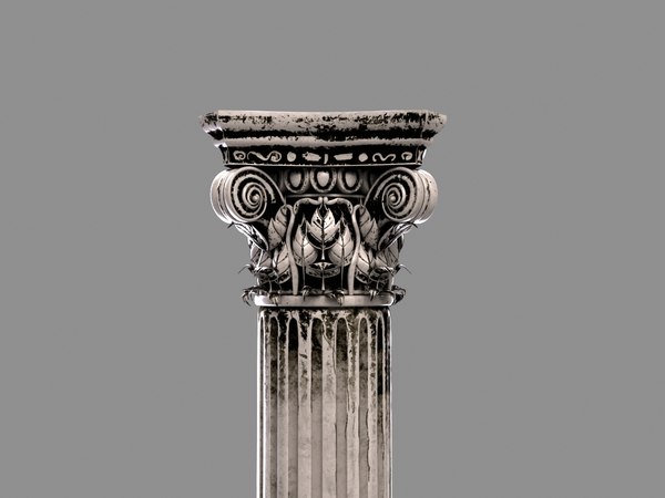 Corinthian Column 2 Sets 3d Turbosquid