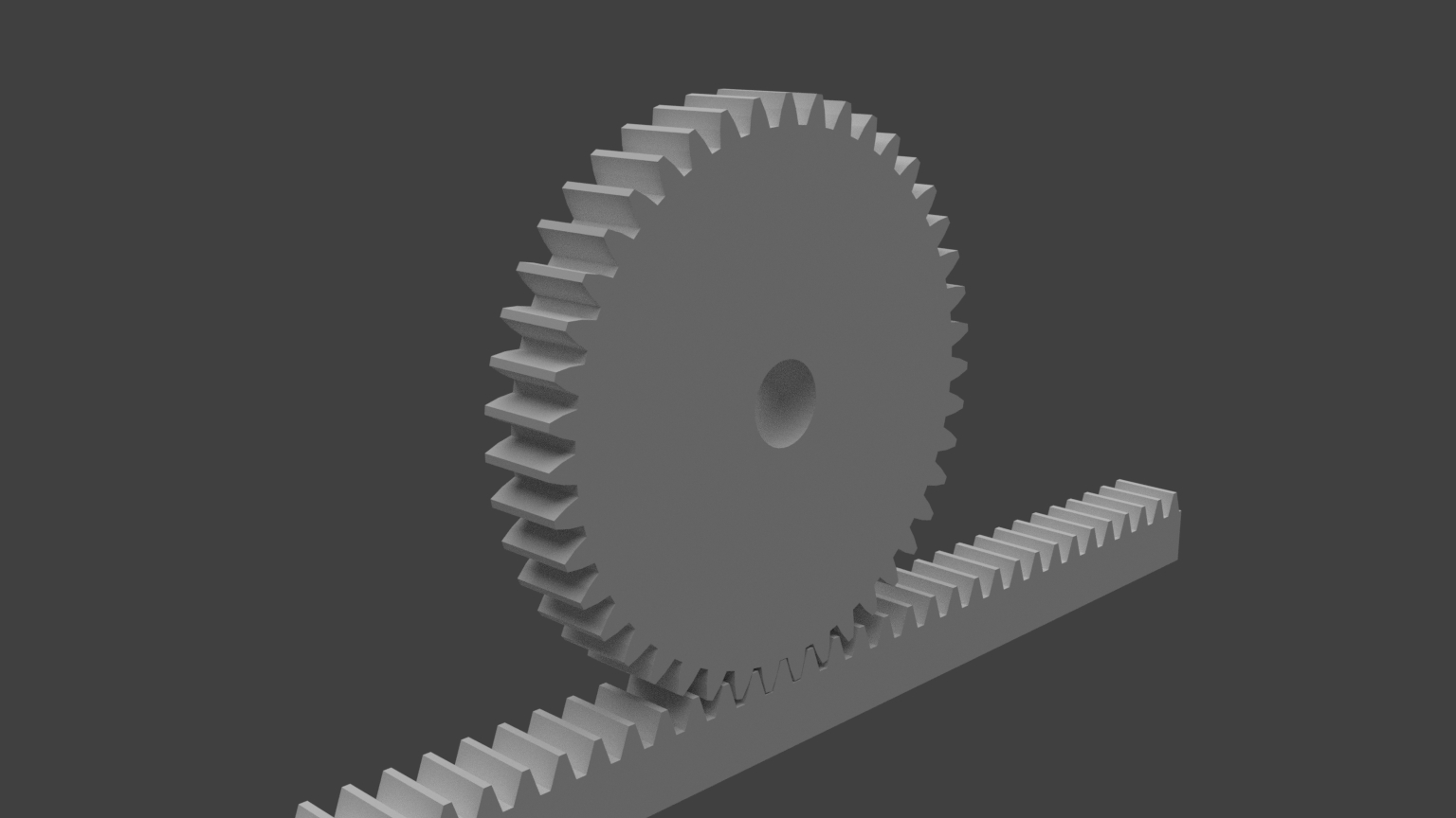 Rack pinion 3D TurboSquid 1423378