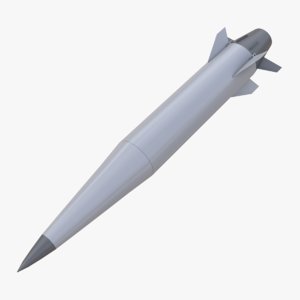 russian kinzhal dagger missile 3D model