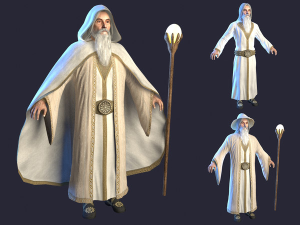 3d巫师模型