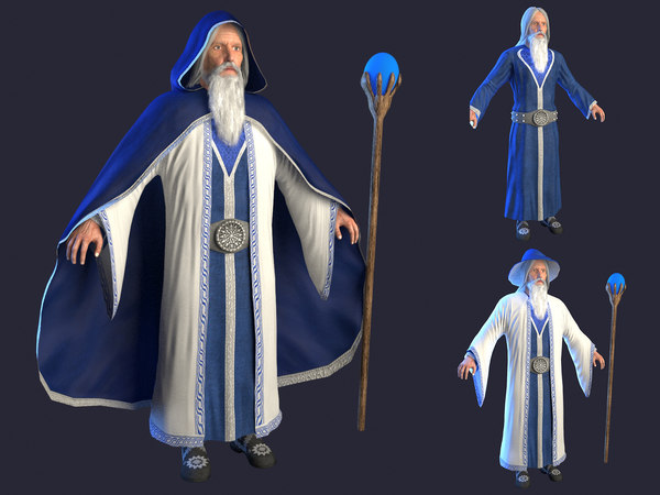 3d巫师模型