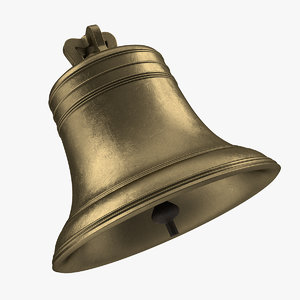 antique bronze bell 3D model