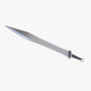 3D gladius sword