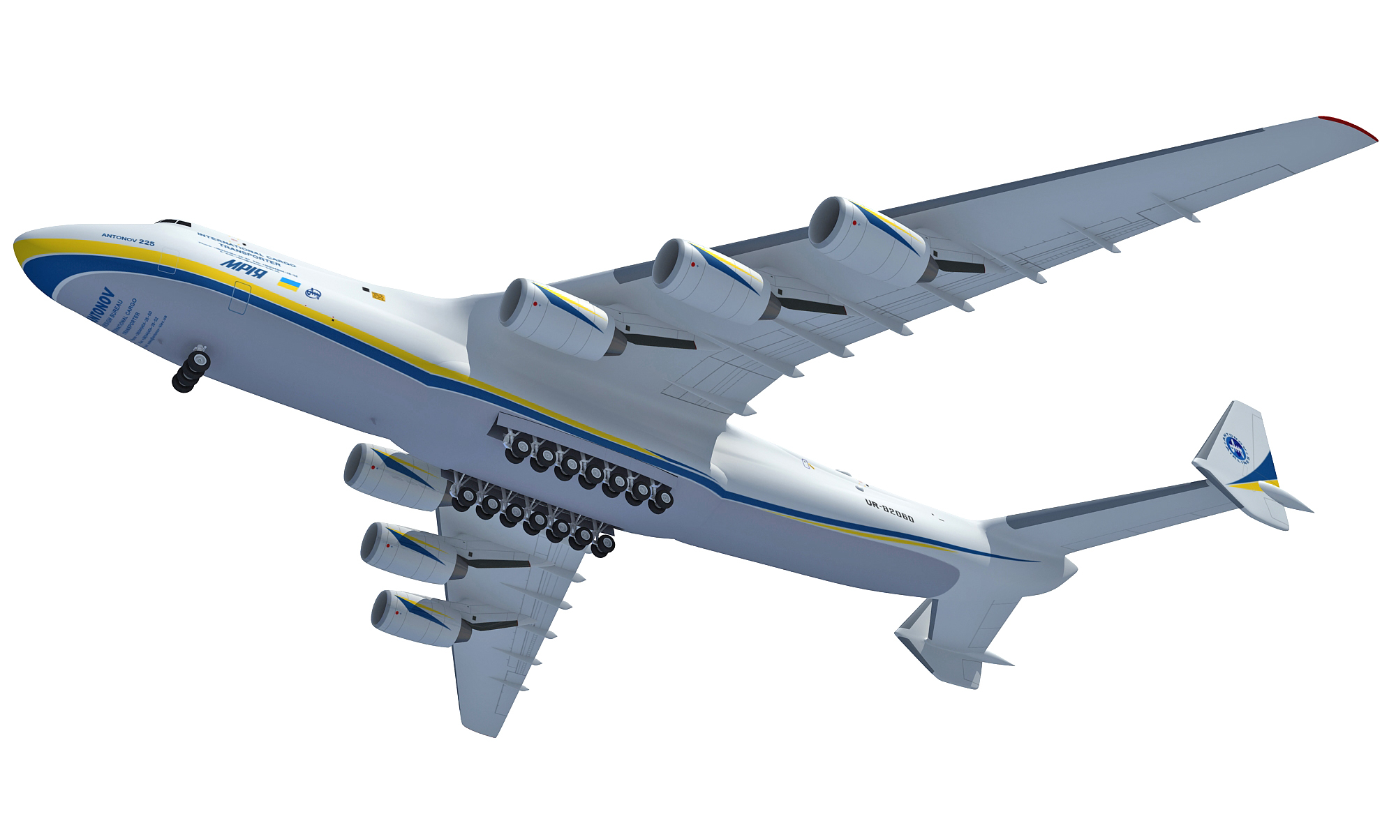 Antonov An-225 Mriya 3d Model