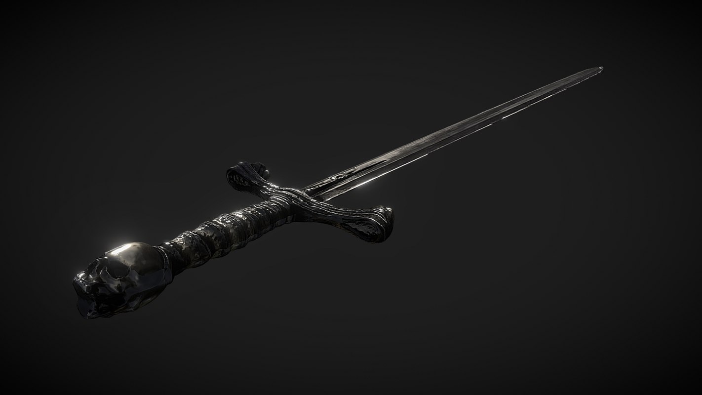 3D dark sword - TurboSquid 1423762