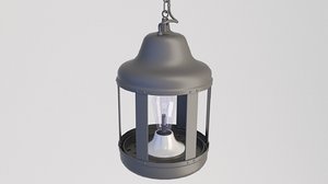 3D ship lantern lamp