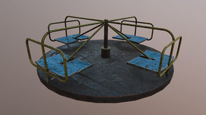 carousel 3D model