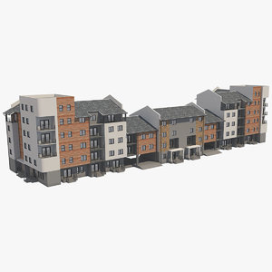 residential building 3d model