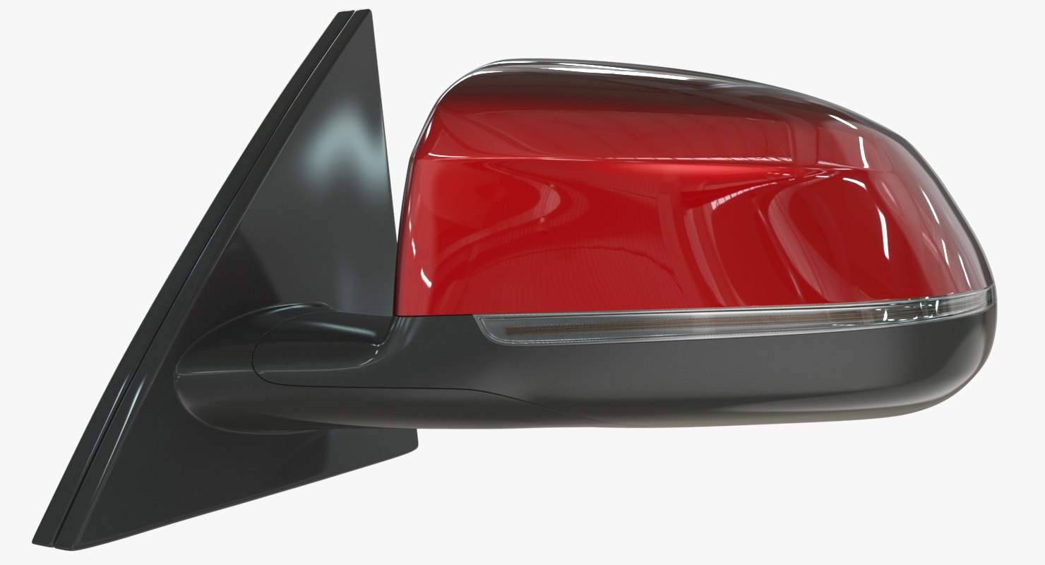 Car mirror 3D model TurboSquid 1423883