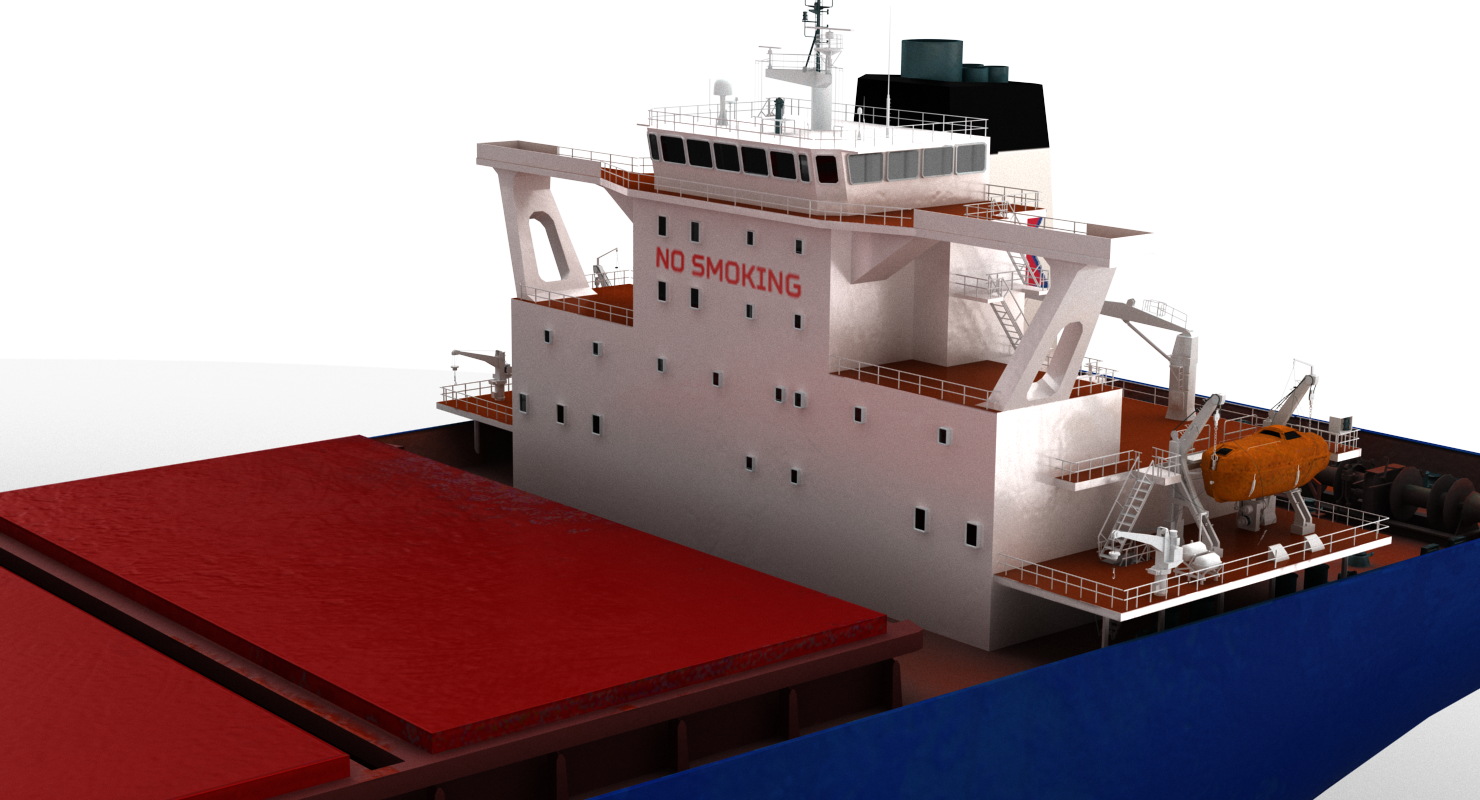 休斯敦散货船3d模型