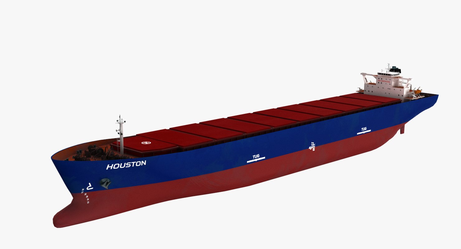 休斯敦散货船3d模型