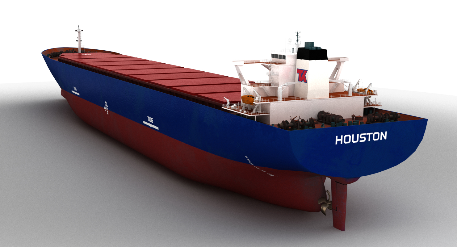 休斯敦散货船3d模型