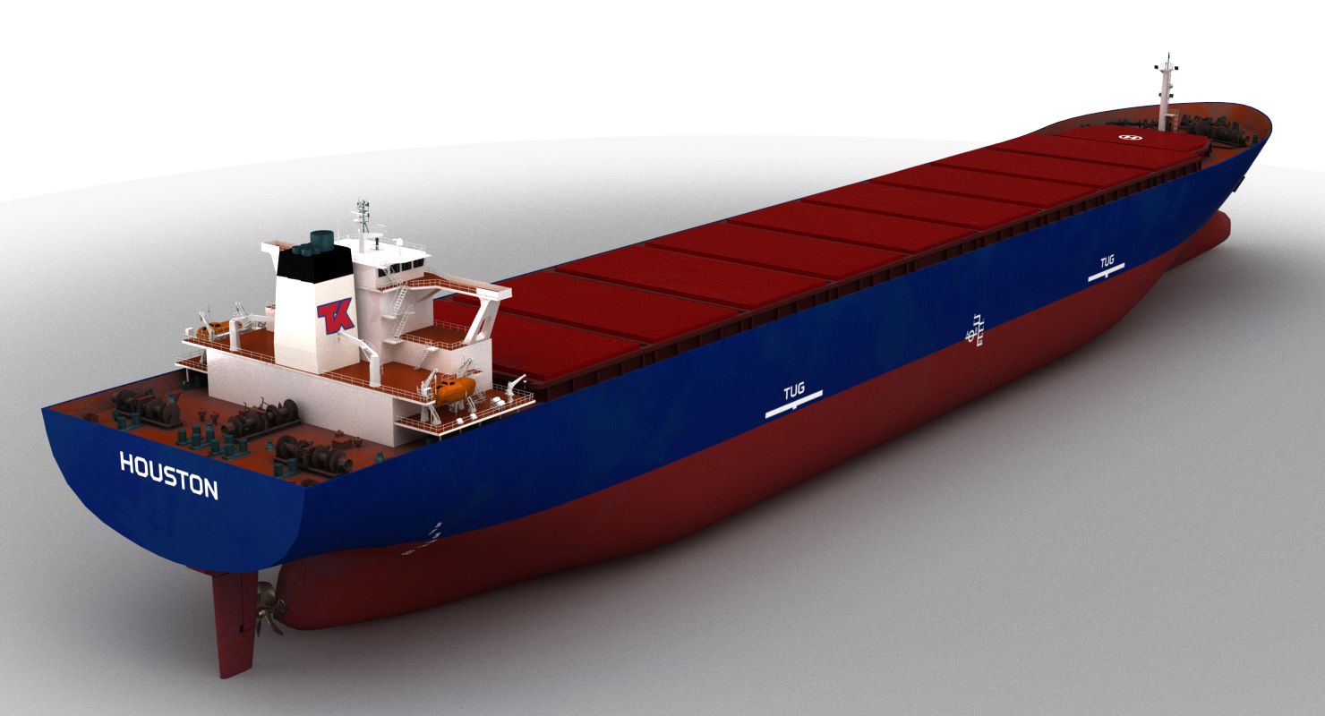 休斯敦散货船3d模型