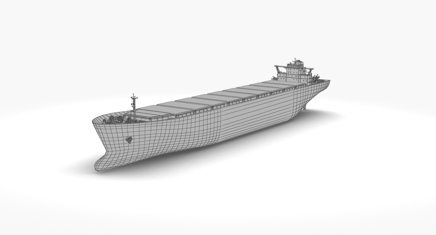 休斯敦散货船3d模型