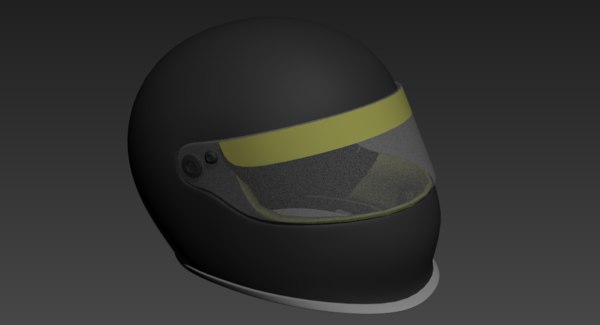 Helmet glass plastic 3D - TurboSquid 