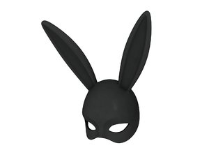 3D rabbit mask