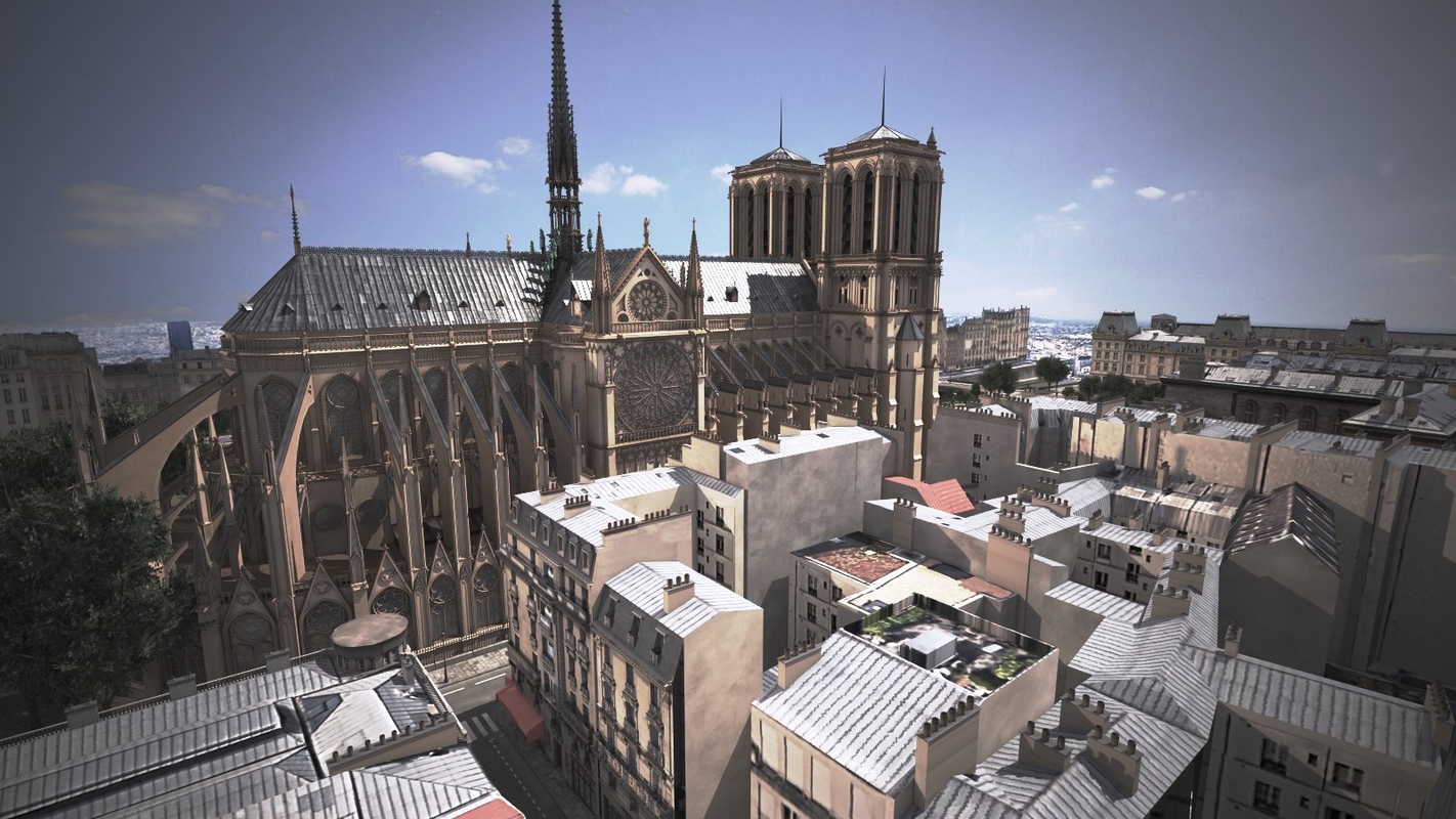 Notre Dame Paris 3D Model - TurboSquid 1423947