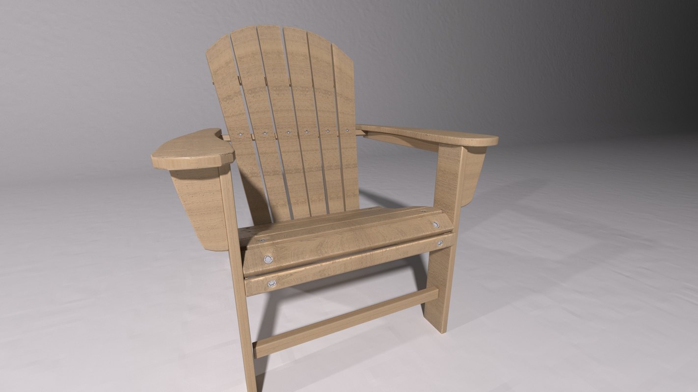 3D adirondack chair model - TurboSquid 1424058
