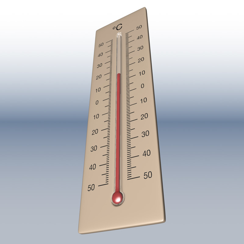 Free thermometer model TurboSquid 1424143