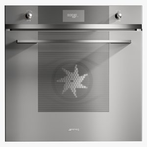 3D realistic oven linea electric