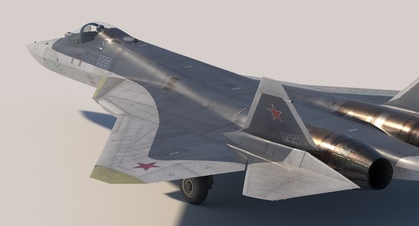 3D sukhoi su57 prototype 055 - TurboSquid 1424189