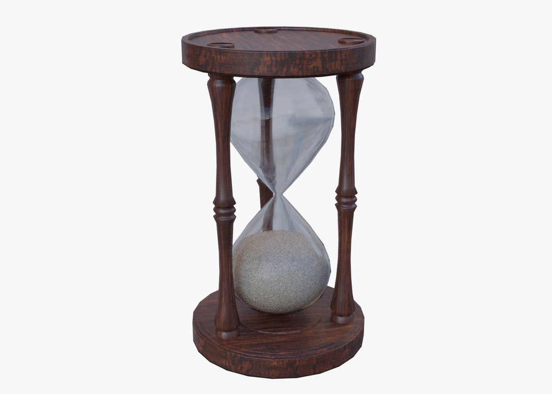 Hourglass Glass Hour 3d Model Turbosquid 1424243 