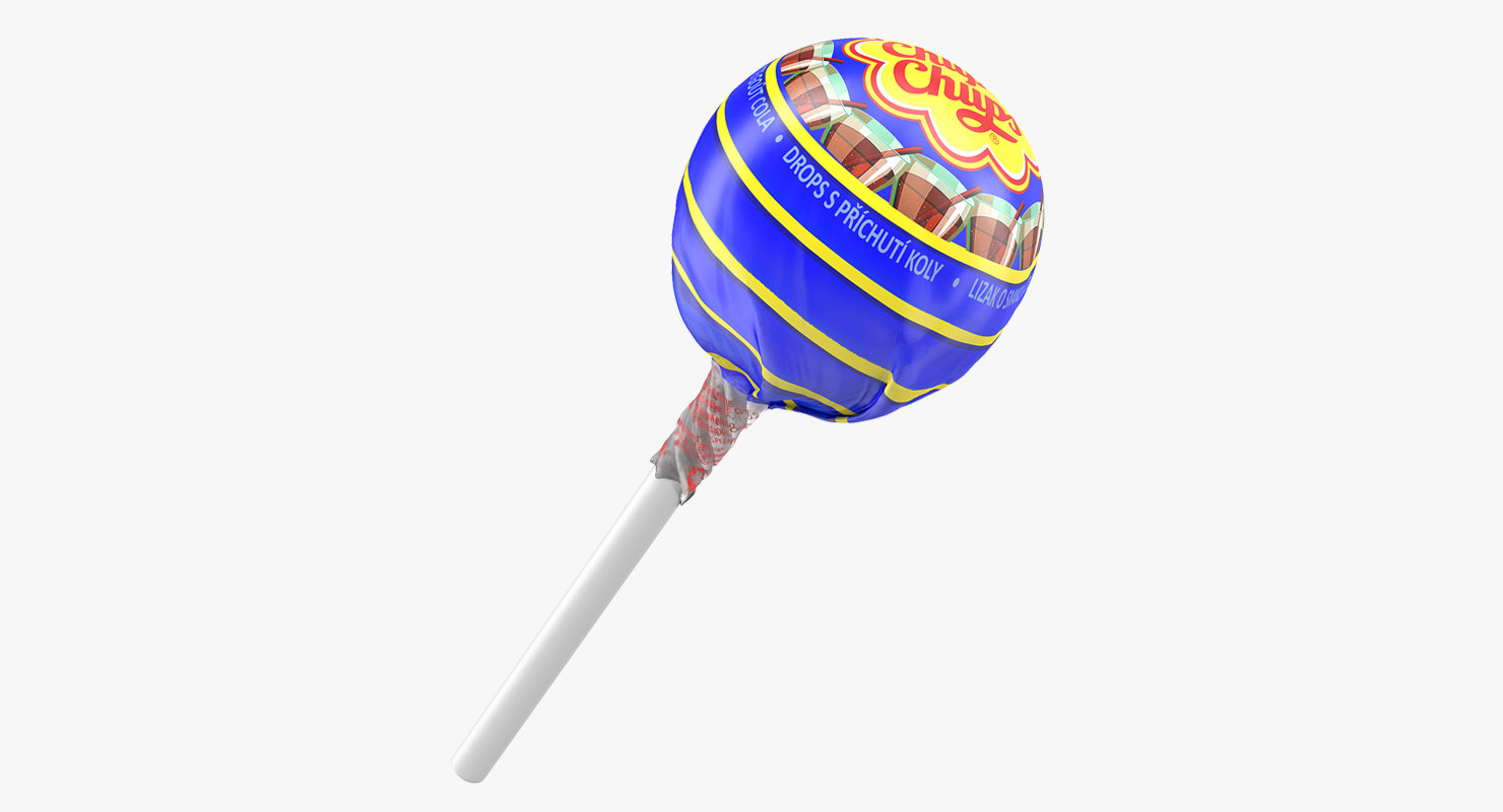 3D cola chupa chups wrapped - TurboSquid 1424439
