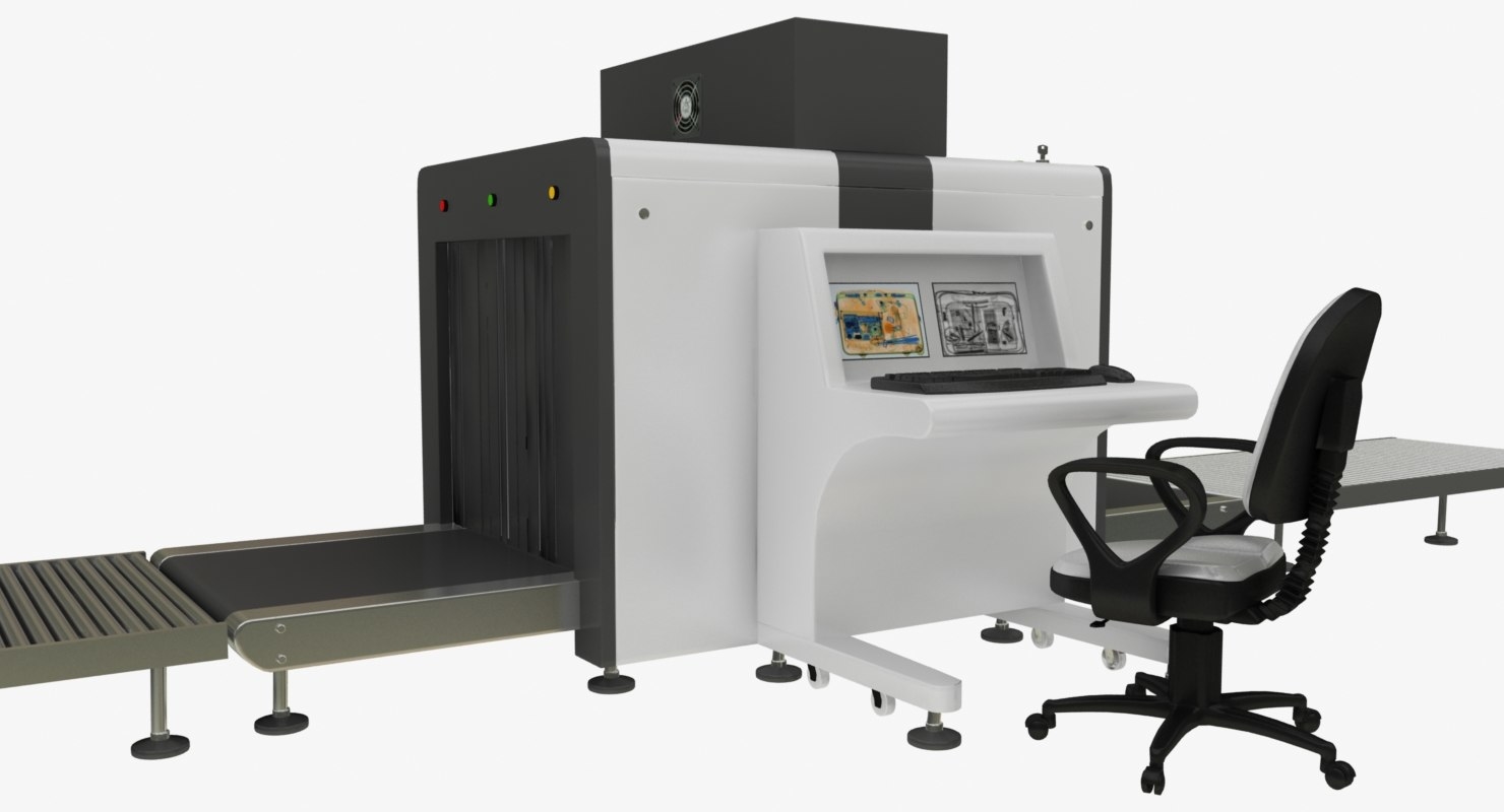 3D xray body security machine TurboSquid 1424316
