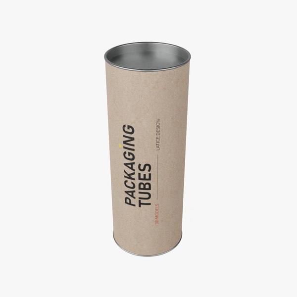 3D packaging tube 2 model