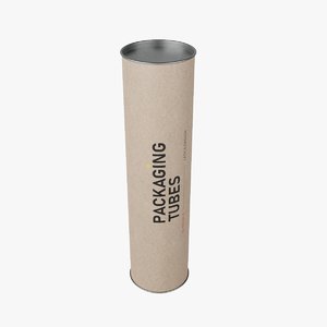 packaging tube 3D