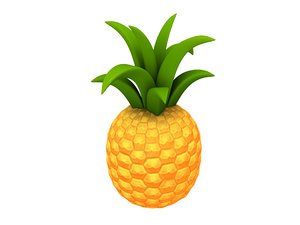 pineapple cartoon 3D